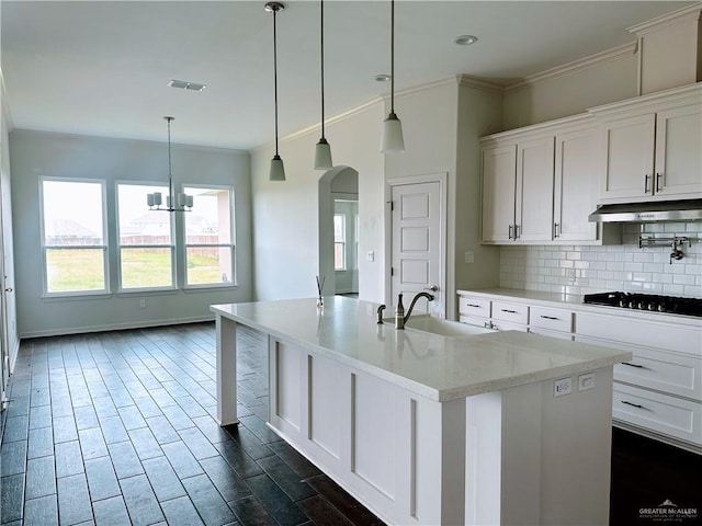 14620 Aqualina Way, Mcallen, TX 78504 - spare room with baseboards, ceiling fan, dark wood-style flooring, and visible vents