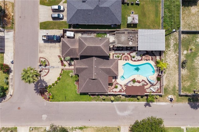2820 Joan Dr, Edinburg, TX 78541 - aerial view of a pool area
