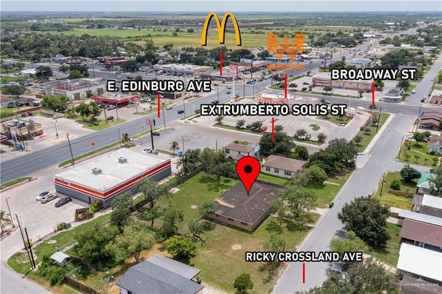 206 E Ricky Crossland Ave, Elsa, TX 78543 - aerial view