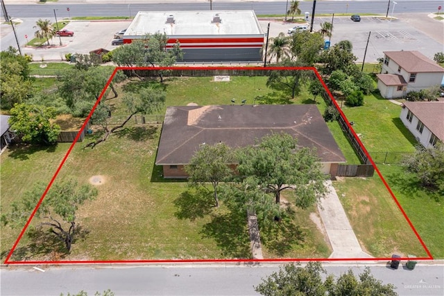 206 E Ricky Crossland Ave, Elsa, TX 78543 - aerial view of property's location with property parcel outlined