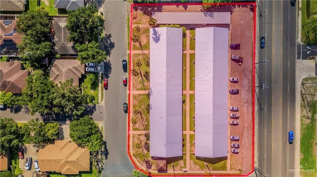 1700 E 23rd St Unit 15, Mission, TX 78574 - aerial view of residential area featuring property parcel outlined
