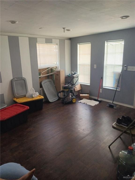 2802 Silverado Cir N, Mission, TX 78574 - miscellaneous room featuring wood finished floors and baseboards