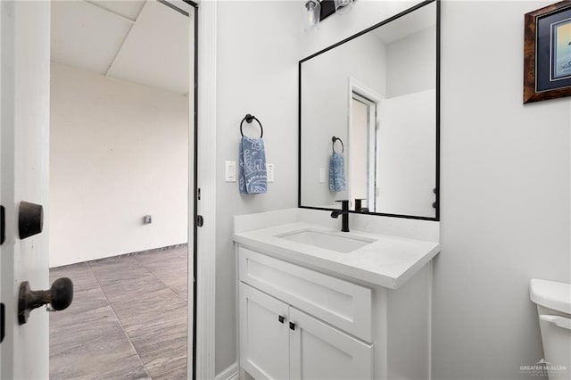2413 S Cartier Dr, Edinburg, TX 78542 - bathroom featuring vanity and toilet