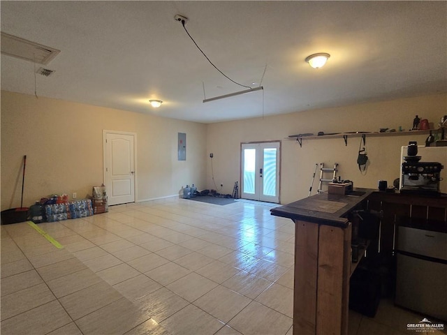 407 E Esperanza Ave, Mission, TX 78574 - garage featuring electric panel and french doors