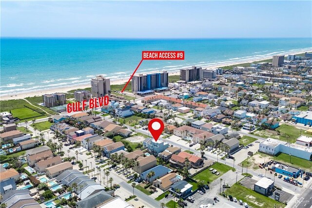 112 E Acapulco St E Unit 3, South Padre Island, TX 78597 - drone / aerial view of expansive coastline