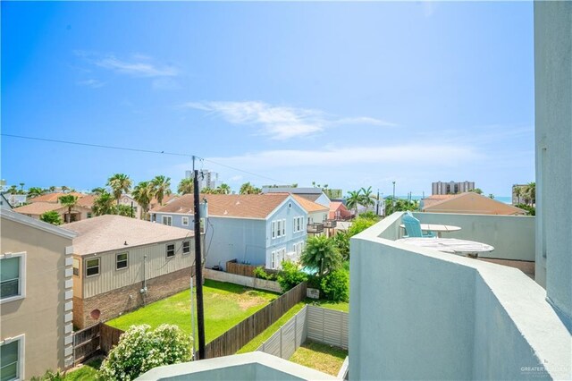 112 E Acapulco St E Unit 3, South Padre Island, TX 78597 - balcony with a residential view