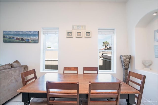 112 E Acapulco St E Unit 3, South Padre Island, TX 78597 - dining room featuring arched walkways