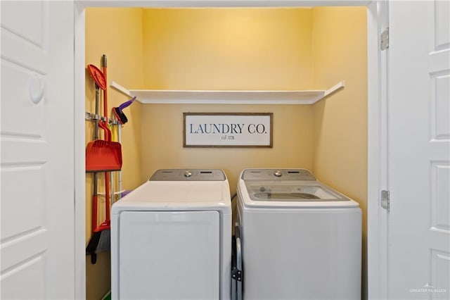 9713 Alexis Ave, Harlingen, TX 78552 - laundry area featuring washing machine and dryer
