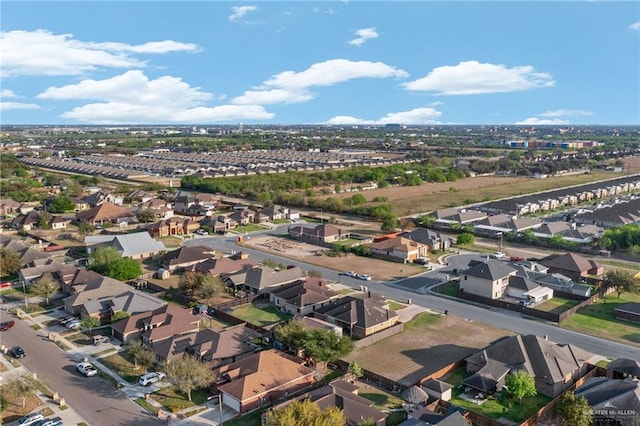 aerial view featuring a residential view