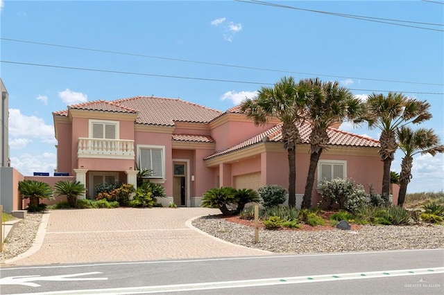 view of mediterranean / spanish house