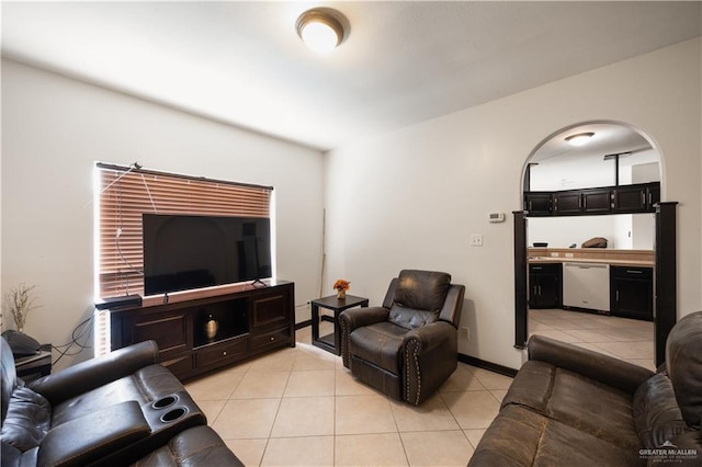 2401 Wisteria Ave, Mcallen, TX 78504 - living area featuring light tile patterned floors