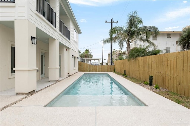 view of pool