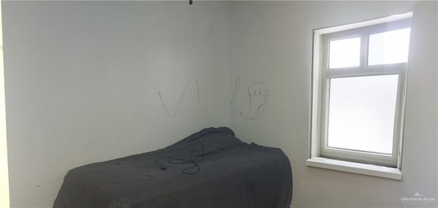 unfurnished bedroom with multiple windows