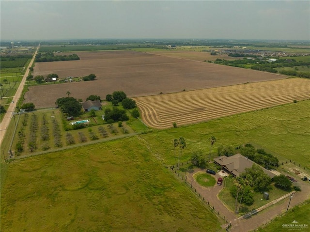 26086 Rabb Rd, La Feria, TX 78559 - aerial view of property's location with rural landscape and extensive farmland