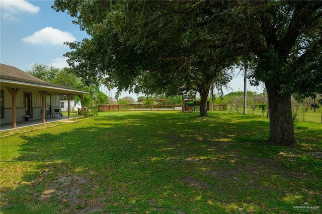 26086 Rabb Rd, La Feria, TX 78559 - view of yard with a patio