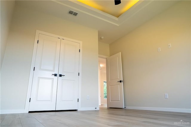 800 W Ruisenor Ave, Pharr, TX 78577 - unfurnished bedroom with a closet and light wood-style floors