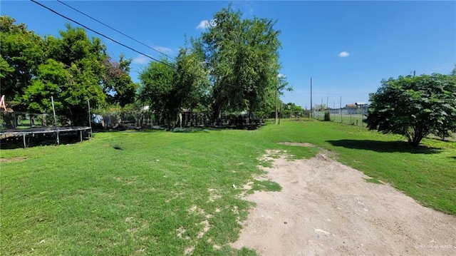 4700 W Mile 4 Rd, Mission, TX 78574 - view of yard with a trampoline