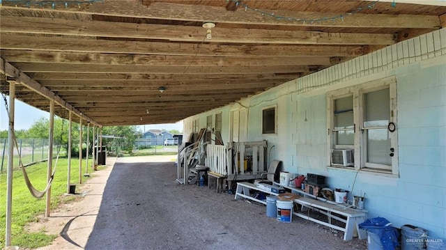 view of patio / terrace with cooling unit