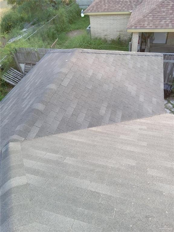 details with roof with shingles