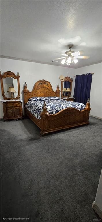 1706 Primrose Ave, Mission, TX 78572 - bedroom with carpet and a ceiling fan