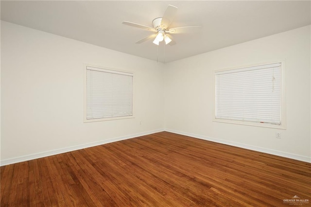 816 E 12th St, Mission, TX 78572 - unfurnished room with wood finished floors and ceiling fan