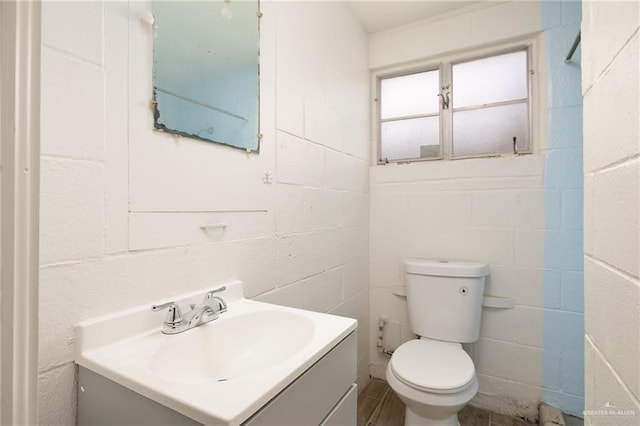 816 E 12th St, Mission, TX 78572 - bathroom with vanity and toilet