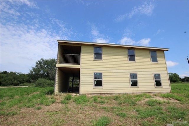 view of rear view of property