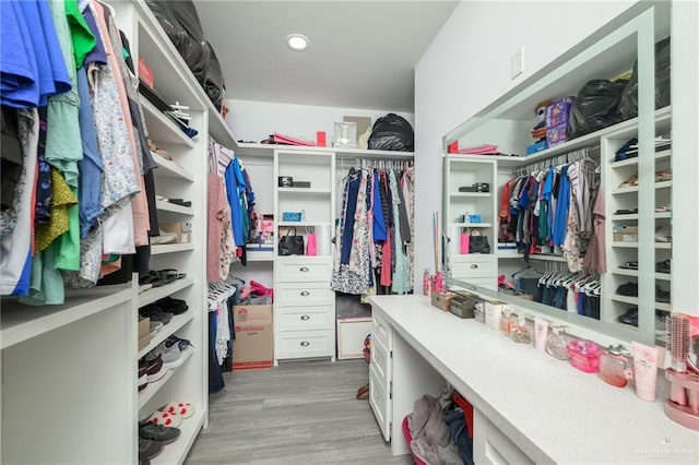 1102 Palm Blvd, Laguna Vista, TX 78578 - spacious closet featuring light wood-type flooring