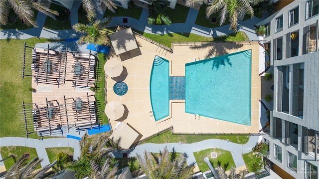 813 Travis St Unit 416, Mission, TX 78572 - drone / aerial view