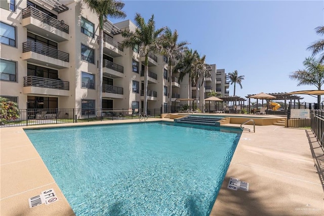 813 Travis St Unit 416, Mission, TX 78572 - pool featuring fence