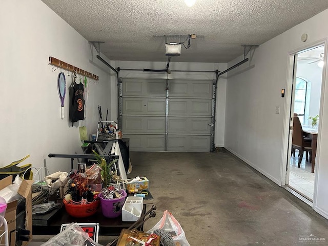 206 Justice Ln, San Juan, TX 78589 - garage featuring a garage door opener