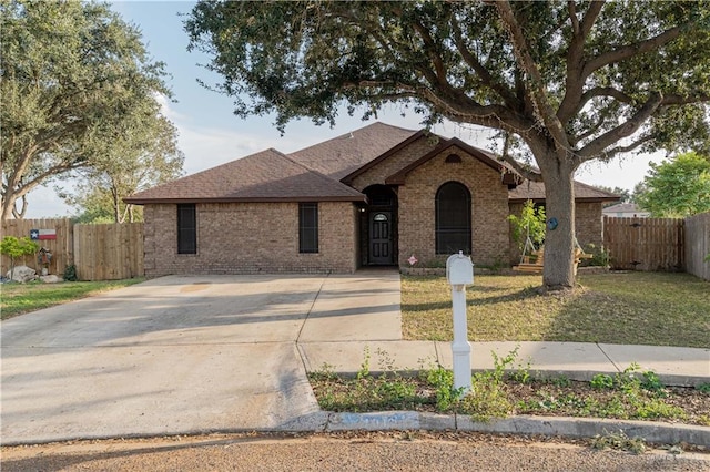 view of front of home