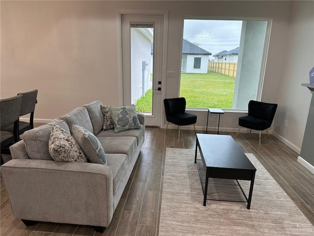 view of living room