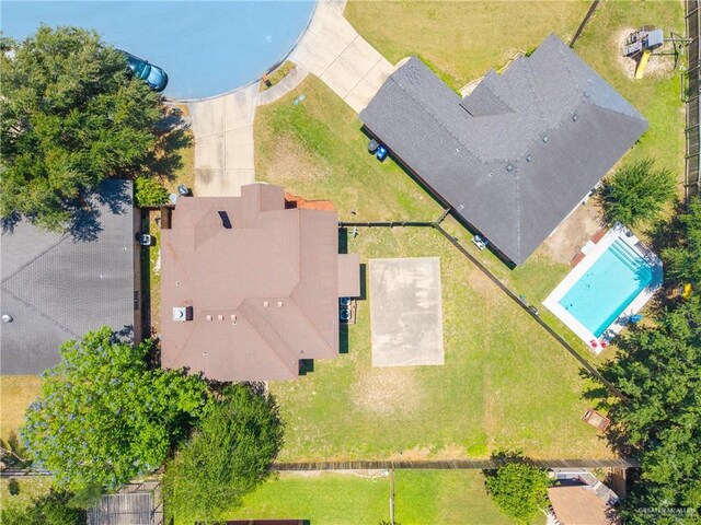 4612 Laurel Ave, Mcallen, TX 78501 - drone / aerial view of a pool