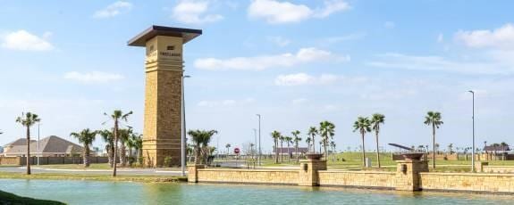 view of water feature