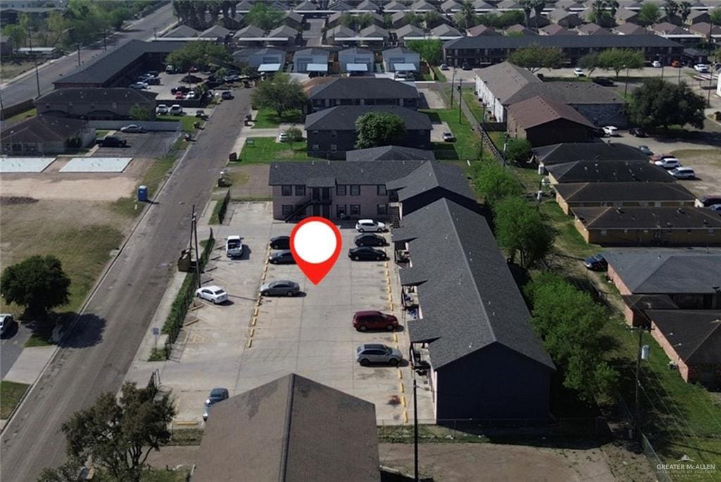 303 Gastel Cir, Edinburg, TX 78539 - drone / aerial view featuring a residential view