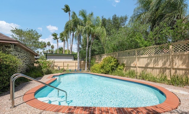 view of pool