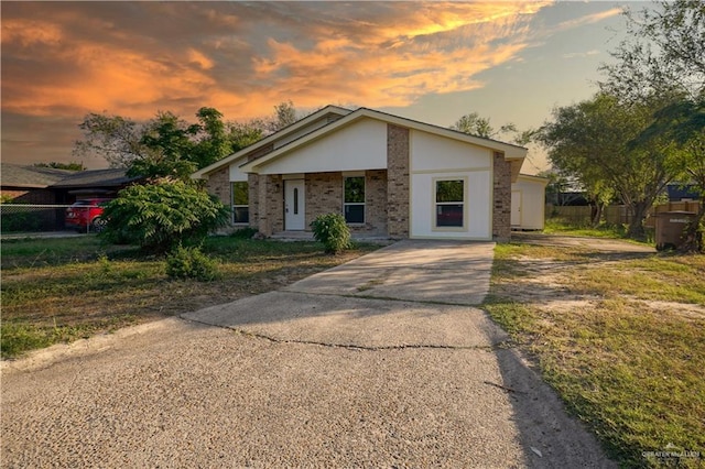 view of front of house