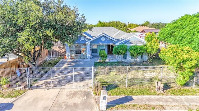 view of front of home