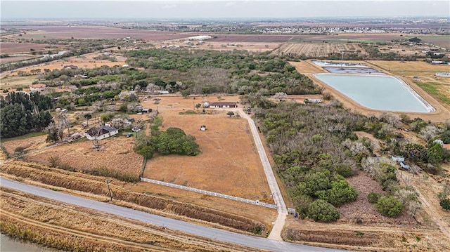 drone / aerial view featuring a rural view