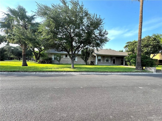1108 Ash Dr, Weslaco, TX 78596 - view of front of home featuring a front yard