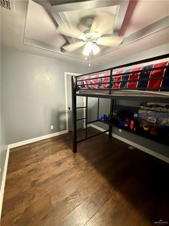 812 W Falcon Ave, Pharr, TX 78577 - unfurnished bedroom featuring wood finished floors and baseboards