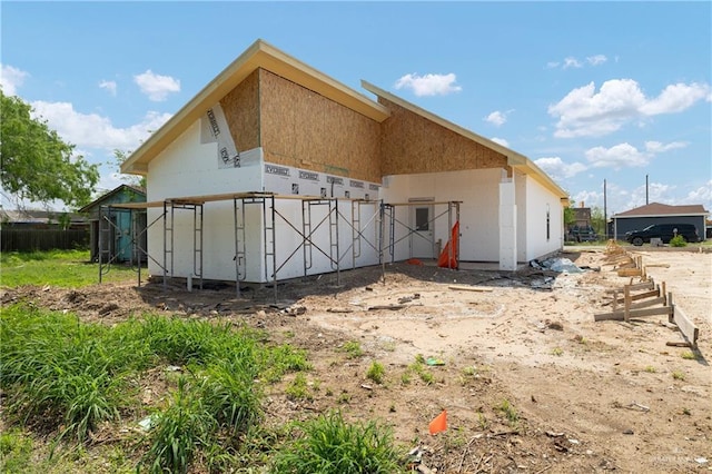 232 W Longoria Dr, Pharr, TX 78577 - rear view of house featuring fence