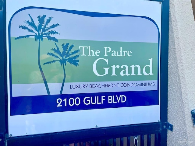 2100 Gulf Blvd, South Padre Island, TX 78597 - exterior view of stucco siding