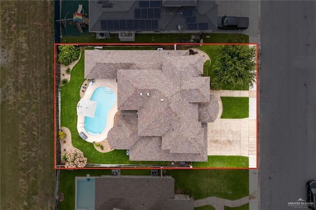 2509 Mcleod Ave, Edinburg, TX 78539 - view of property location featuring a pool area and property parcel outlined