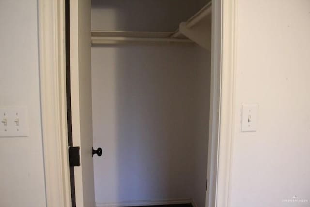 view of closet