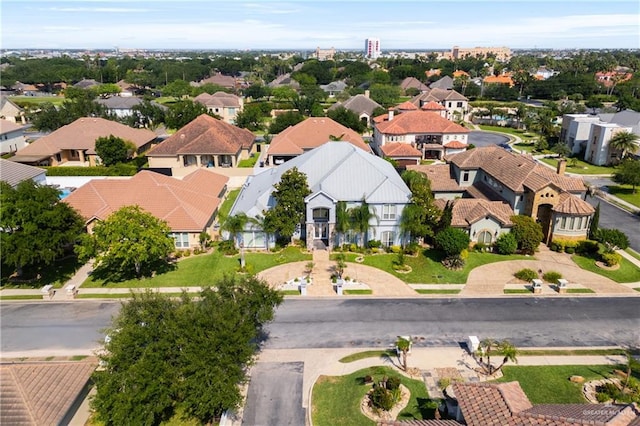 bird's eye view featuring a residential view
