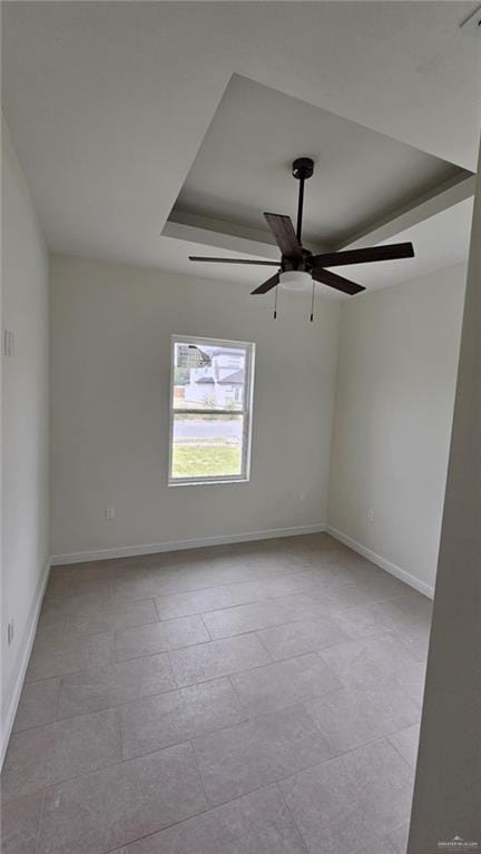 406 Zapata St, San Juan, TX 78589 - empty room with baseboards and a ceiling fan