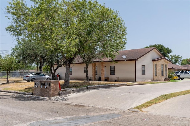 view of front of home