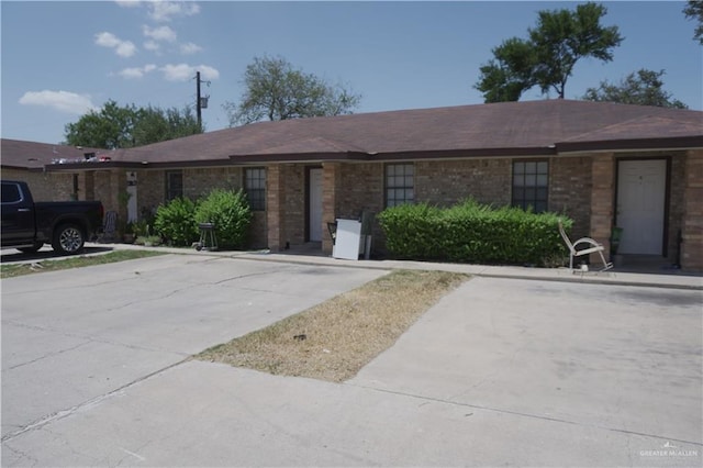 view of ranch-style home